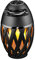 Decotech Enceinte Bluetooth® Stéréo effet Flamme LED, usage intérieur et extérieur, sans fil, batterie rechargeable, noir/jaune, BTL075