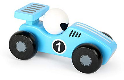 small foot Spielfahrzeug Blauer Flitzer aus Holz, FSC® 100%-zertifiziert, Geschenk für Kinder ab 18 Monaten, Art. 11133