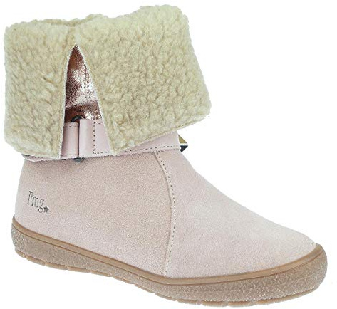 PRIMIGI PTY GTX 24370 hochwertiger Leder Stiefel Gore-Tex Warmfutter Glitzer Gr.26-35 rosa EUR 33