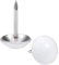 sourcing map 100Stk.Polsternagel 11mm runder Kopf 17mm Reißzwecken weiss