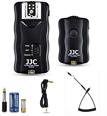 JJC Telecomando Senza Fili Flash Trigger Controllo lampeggiatore per Fuji Fujifilm X-T4 X-T3 X-T2 X-T30 II X-T30 X100V X-H1 X-Pro2 GFX100 GFX50R GFX50S Sostituisci Fujifilm RR-100 (1 Ricevitore)