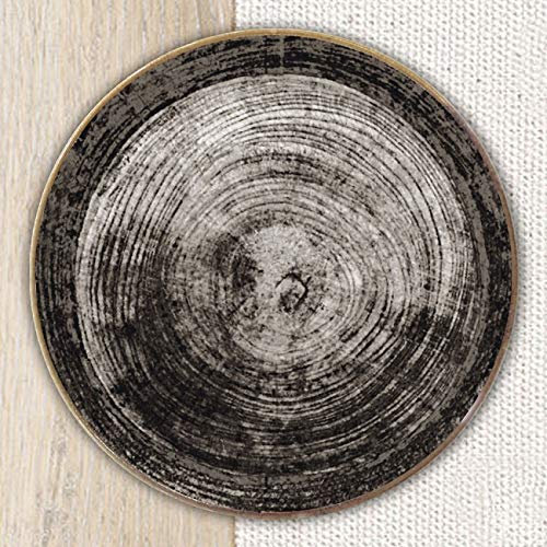 Assiette à pizza Black Round - D 31 cm