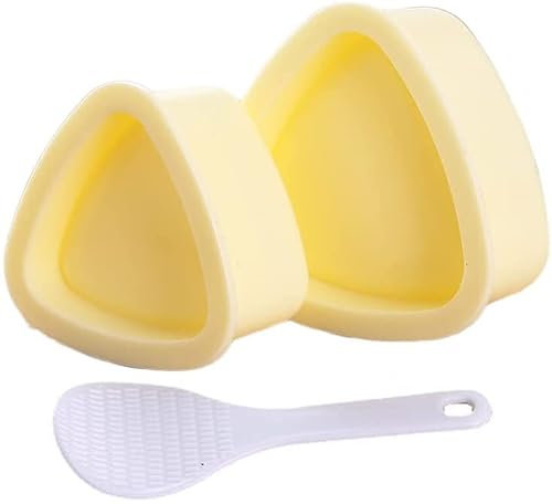 Docache Sushi Form, 2 Pcs Sushi Onigiri Mold, Dreieck Reis Form Reisformer, Sushi Werkzeuge Rice Ball, Sushi Onigiri Mold, Sushi Form Onigiri Maker