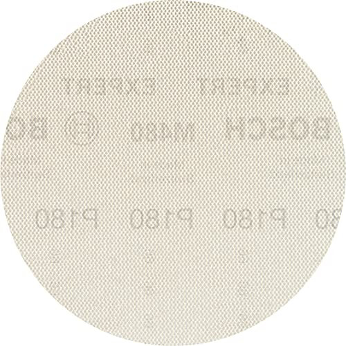 Bosch 50x EXPERT M480 Schleifnetz (für Farbe auf Holz, Hartholz, Ø 125 mm, Körnung 180, Professional Zubehör Exzenterschleifer, Schwingschleifer)