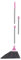 Mopa Fregona, Trapeador Plano de Microfibra Mango Ajustable con 2 Almohadillas Reutilizables, Trapeador de Limpieza de Velocidad, para Madera Dura, Laminado y Azulejos (Rosa)
