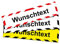 Hinweis Etikett Autoaufkleber Magnet mit Wunschtext zum selbst beschriften Aufkleber Ladung schert aus Baustellenfahrzeug LKW Fahranfänger Achtung Überlänge Schild