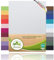 Premium Kinder Spannbettlaken leevitex® | 2er Set | Für Babybett & Kinderbett 70 x 140 cm | 100% hochwertige Mako-Jersey-Baumwolle - 170 g/m² | Öko Tex geprüft | Weiß