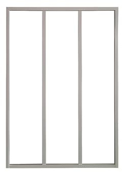 Vente-unique-Atelier-Glaswand - 90 x 105 cm - thermolackiertes Aluminium - Weiß - Bayview