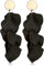 Diamday Acryl Clip Ohrringe für Frauen Mädchen Lang Rosenblüten Ohrringe Baumeln Übertriebene Blumen Ohrringe Elegant Tropfen Statement Quaste Blumen Ohrringe Farbenfroh Ohrstecker Schwarz