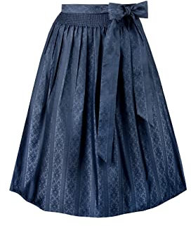 Stockerpoint Corinna Damen Midi Dirndlschürze, Blau, 52-56