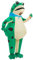 JASHKE Frog Costume Inflatable Adult Blow Up Halloween Costume, Green