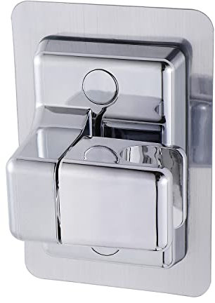 SIGANDG doccia senza punzonatura Porta doccia regolabile girevole a 360 ° Porta doccia a mano Porta doccia regolabile impermeabile super potente Ventosa per bagno(argento)