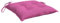 vidaXL Stuhlkissen 4 STK., Sitzkissen mit Bändern, Sitzauflage Outdoor Indoor, Stuhlauflagen Kissen für Gartenstuhl, Rosa 40x40cm Stoff