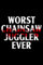Worst Chainsaw Juggler Ever: Amputee Gifts for Men Women 6x9 Notes Limb Loss Awareness Journal for Writing Notebook, Diary 100 Lined Pages