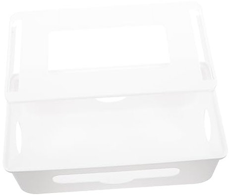 COHEALI Accessorio Da Scrivania Per Ufficio Organizer Sotto Scrivania Organizer in Plastica Per Cassetti Facile Da Installare Salvaspazio Per Cancelleria Cosmetici Cellulare
