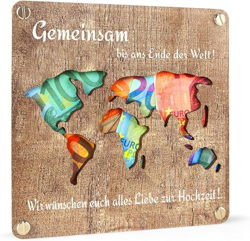 VOSSOT Geldgeschenk Spardose für Geburtstag und Hochzeit - Hochzeitsgeschenke für Brautpaar - Hochzeitsgeschenke für Brautpaar