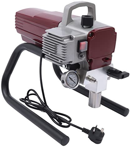 Pro Airless Wall Paint Sprayer 1800W Airless Paint Sprayer Wall Ceiling Electric Spray Gun Kit Adjustable Spray Pressure Spray Equipment for Dispersion/Latex Paints Large Household Project