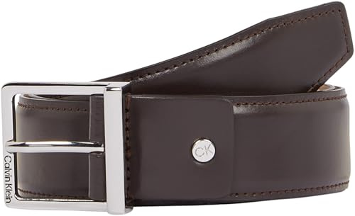 Calvin Klein Herren Gürtel Sleek Square aus Leder