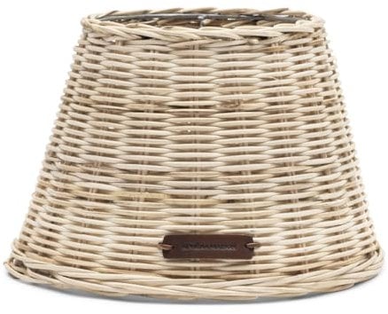 Riviera Maison Lampenschirm klein Rattan oval rustikal Lampenschirm Schilfrohr Ø 24 cm, handgeflochten - Rustic Rattan Naxos Lampshade - (ØxH) 24x18