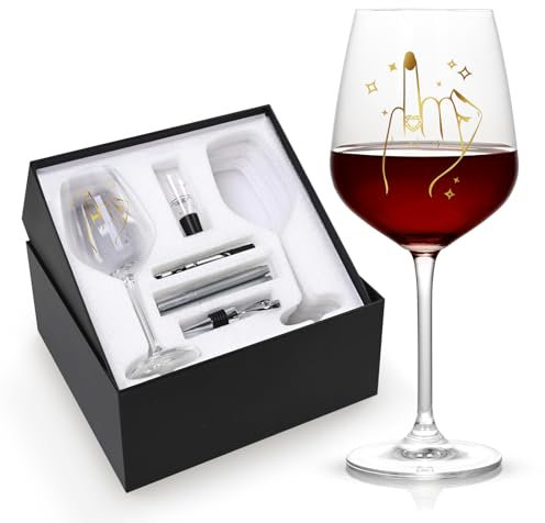 Joymaking Copas de vino para parejas, regalos de boda para novios, pequeños regalos para bodas, compromisos, regalo de boda, regalo personalizado, regalos de pareja, juego de regalos
