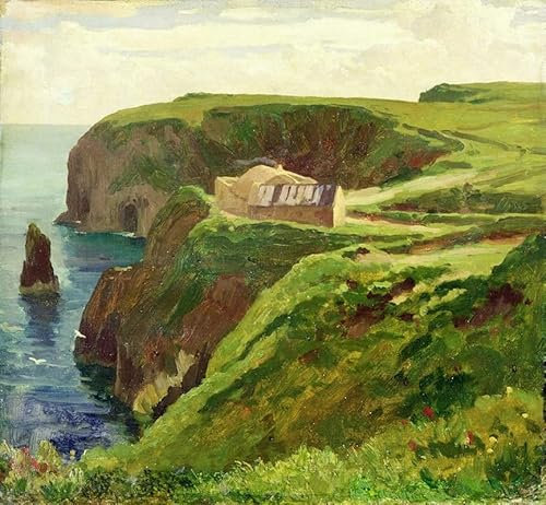 PSVDCTOO Gefeiert Wandbilder Kunst Poster Poster Bilder Malin Head Donegal Von Lord Frederick Leighton Vintage Wandbild für Heimdekoration 60x90cm