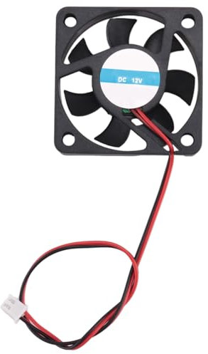 Orolotay 50mm x 50mm x 10mm 5010 DC 12V 0.1A 2 Ventilador de enfriamiento sin escobillas