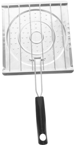 MOBUTOFU Faltbarer Edelstahl-Toaster Für Camping Und Grillen Robuste Grillplatte Für Brot Fisch Und Hitzebeständig Und Langlebig Für Gasherde Und Outdoor-aktivitäten
