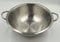 Fackelmann 29783 28cm Colander, 1pc, Large Mango Punch Deep Mixing Bowl, Sieve for Straining, Drainer with Sturdy Base & Two, Twin Handle Freestanding Vegetable & Pasta Strainer, Stainless Steel