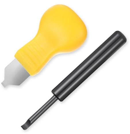 QfwdfcTrenz Lot de 2 outils pour ouvrir les montres - Changement de piles - Ouvre-couvercle de montre - Changement de batterie - Outil de réparation - Ouvre-boîtier - Kit pour différentes montres