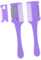 Healvian 2 Pièces Rasoir à Double Tranchant Ciseaux de Coiffure pour Amincir et Couper Pointes Fourchues Outil de Coiffure Portable pour Cheveux Fins et Épais