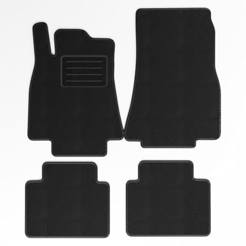 Mats4all Textil Fussmatten Passend für Mercedes W245 B-klasse 2005-2011 | rutschfest | Mit Verstärkung | 4-teilig