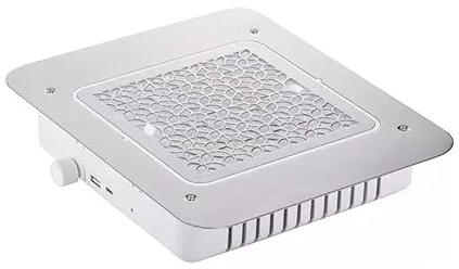 LEWFECBO Aspirateur ongle encastrable, 3500 tr/min grande turbine pour poussière, X30 puissance d’aspiration, aspirateur anti-poussière pour ongles, ne laisse pas de résidus