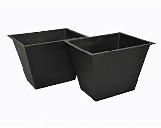 2er-Set Pflanzeinsätze L49x B38x H35cm aus Kunststoff für alle Pflanztröge L100x B40x H50cm von eastwest