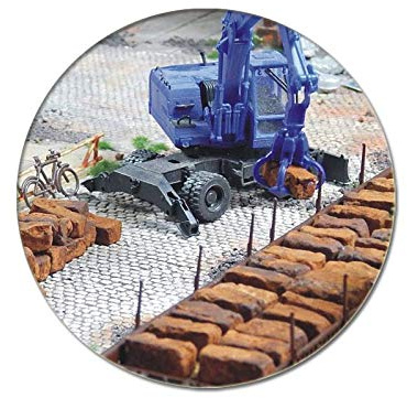 Juweela 28192 - Schrottballen rostig, Echtrost, 30 Stück, Spur H0, 1:87