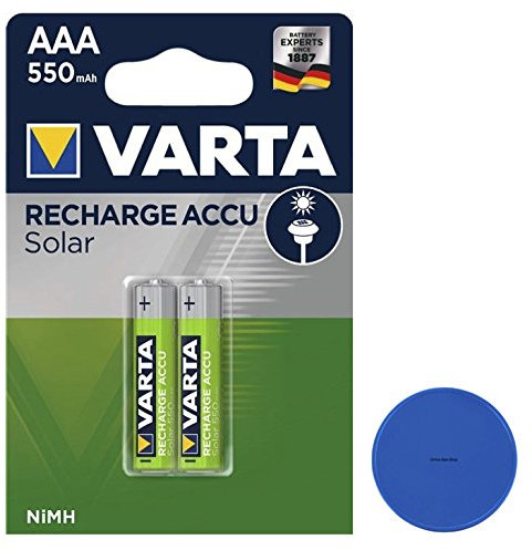 2X AAA Akkus Micro 550mAh schnellladefähig, ohne Memoryeffekt, für schnurlose Telefone Telekom T-Easy C520 T-Sinus 702S 700 700i 900 900i 721 722 820 301i 301 302i + OSS Einkaufswagenchip
