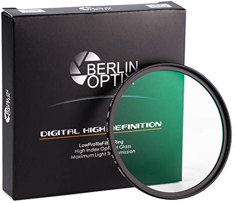 Berlin Optix Premium UV Filter 40.5mm Schott-Glas 16 Schichten MC super Slim Aluminium ultraviolett Objektiv Schutzfilter