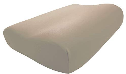 Edda Lux Bezug passend für Tempur Shape Queen und Tempur Original Queen Schlafkissen, 61 x 31 cm, für Kissengrößen S, M, L, XL, Jersey Kissenbezug für Nackenstützkissen, in Sand