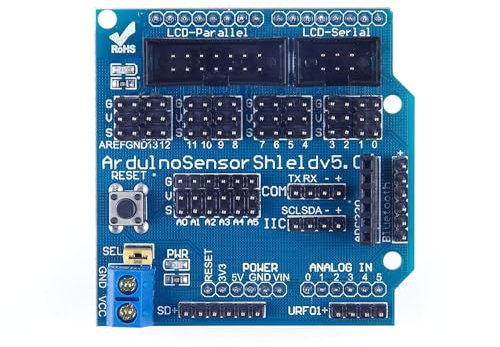 ARCELI UNO R-3 Sensor Shield V5.0 Erweiterungsplatine für Arduino Genuino System