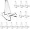 BSTKEY Acrylic Coin Display Holder Easel Holder (Clear, Large)