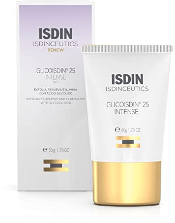 ISDIN Isdinceutics Glicoisdin 25 Intense (50 g) | Gel Esfoliante, Rinnovatore e Illuminante per la Pelle | 9,5% di Acido Glicolico Libero
