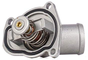 STARK Thermostat + Dichtung: Kühlwasserthermostat, Metallgehäuse, Aluminium, 92°C Öffnungstemperatur