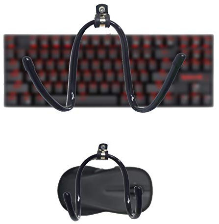 Pack of 2 , Keyboard Mouse Wall Mount Wall Holder Wall Rack - No Keyboard No Mouse