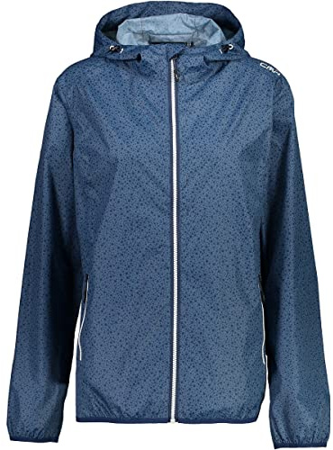 CMP Damen Damen-regenjacke mit Abnehmbarer Kapuze Coat