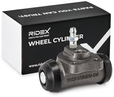 RIDEX 277W0003 1x Radbremszylinder Trommelbremse Radzylinder Hinten beidseitig Kompatibel mit OPEL Corsa C Schrägheck X01 Astra G CC T98 Zafira A T98 Corsa B Schrägheck S93 Astra G Caravan T98