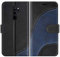 BoxTii Hülle für Xiaomi Redmi Note 8 Pro, Leder Handyhülle für Xiaomi Redmi Note 8 Pro, Ledertasche Klapphülle Schutzhülle mit Kartenfächer und Magnetverschluss, Schwarz