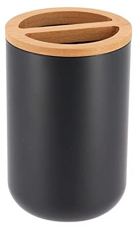 Tendance - Portacepillos de Dientes de bambú PS - bambú Negro