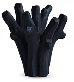 Cooee Design - Dekofigur - Sculpture The Coral Tree - Koralle - Beton - Farbe: Coal/schwarz - 13 x 14 x 15,5 cm