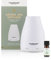 Tisserand Aromatherapy Total De-Stress Bundle - Orange, Geranium, Nutmeg Essential Oil Diffuser & Blend - White LED Light - Plastic, Polypropylene (PP) Material