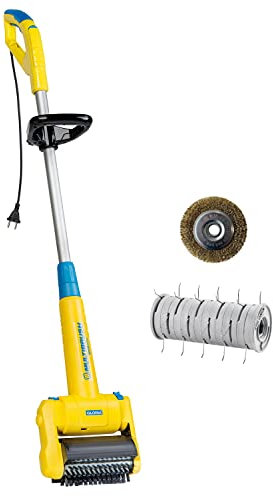 GLORIA MultiBrush speedcontrol Set - Brosse électrique multifonctionnelle | Set de 3 embouts | 1x brosse rouleau en nylon, 1x brosse en fil d'acier, 1x rouleau aérateur de gazon | Set économique 3en1