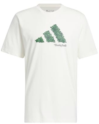 adidas Herren Court Therapy Graphic Tee T-Shirt, Off White, XL